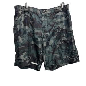 AFTCO Bluewater Shorts Men’s 36 Fishing Cargo Camo Camping Outdoor
